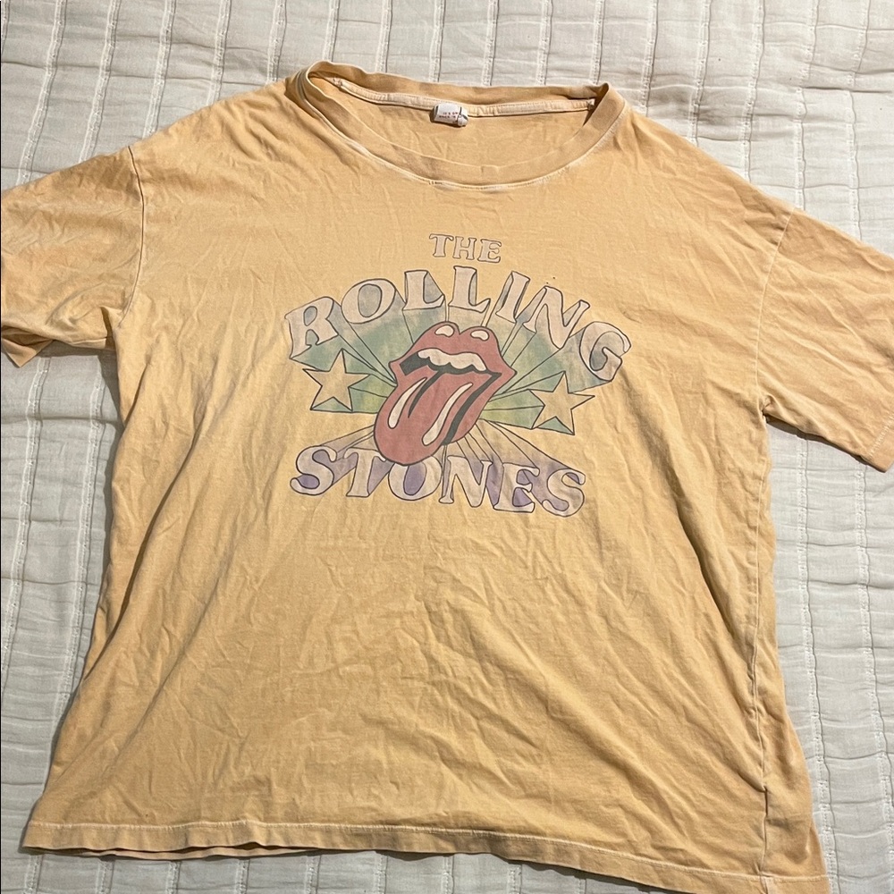 American Eagle Outfitters Soft Yellow Tee